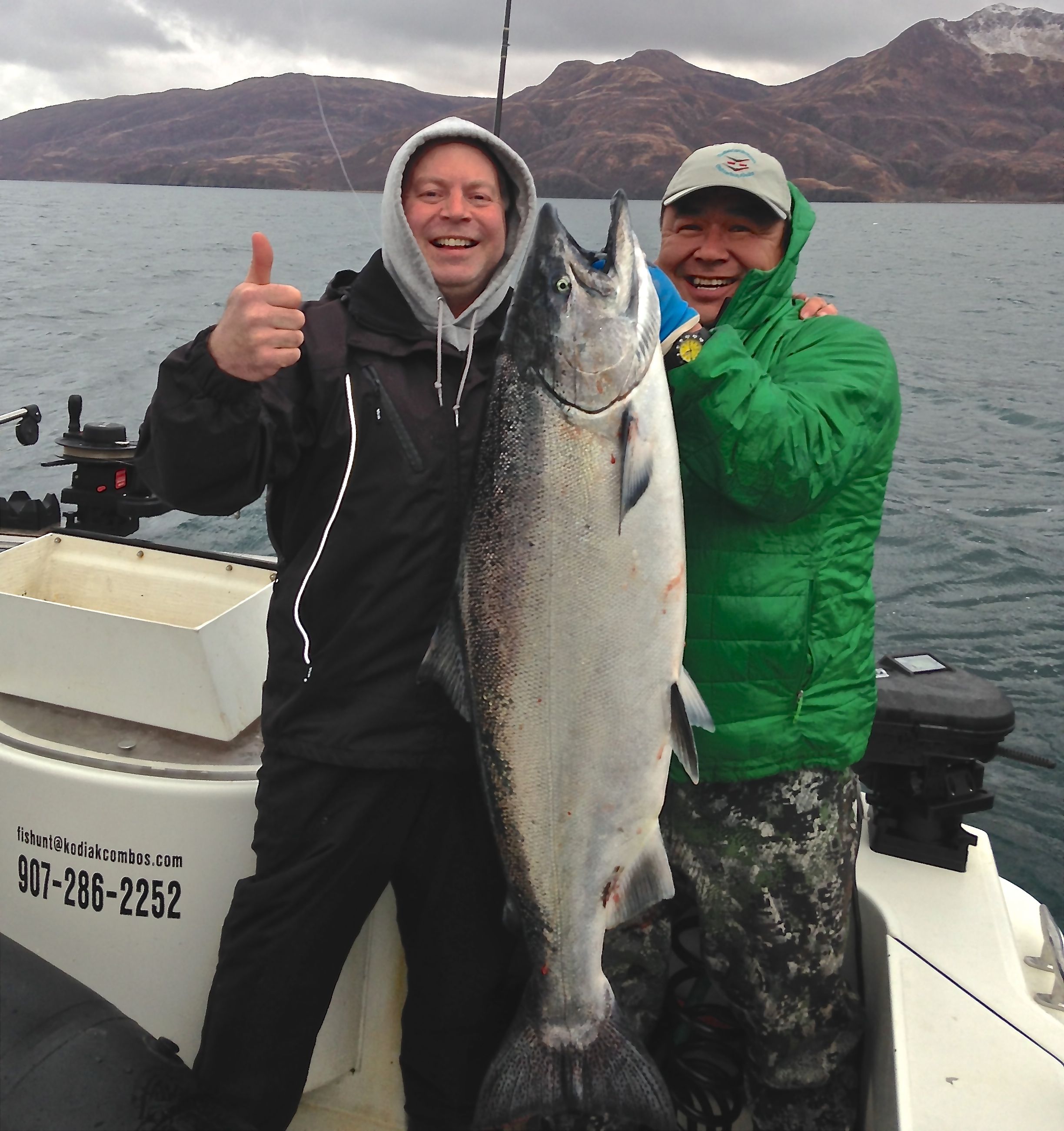 Trolling Winter King Salmon - Kodiak Combos